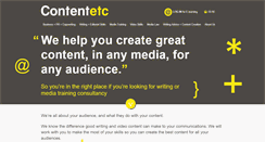Desktop Screenshot of contentetc.com